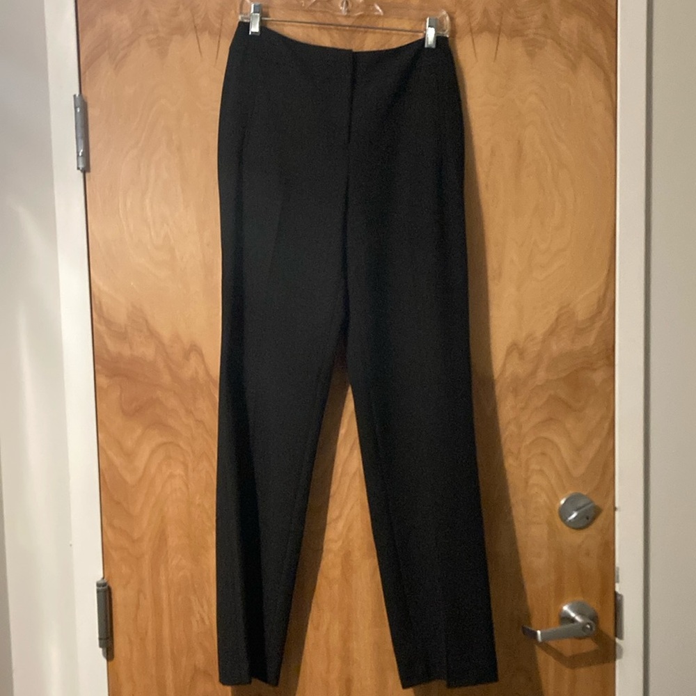 Classic Black Straight Leg Women's Pants